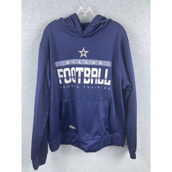 New Era Dallas Cowboys Hoodie Men's XL Blue Combine Authentic NFL Football - Picture 1 of 9